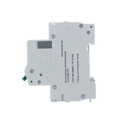 Выключатель автоматический модульный 1п C 25А 6кА ВА-103 DEKraft 12275DEK - фото 2