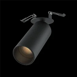 Встраиваемый светильник FOCUS LED 3000K 1x12W 50° (Черный)