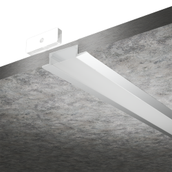 Профиль алюминиевый встраиваемый WOLTA WAP-I-30/6/2000-A серый 6х30.4х2000мм