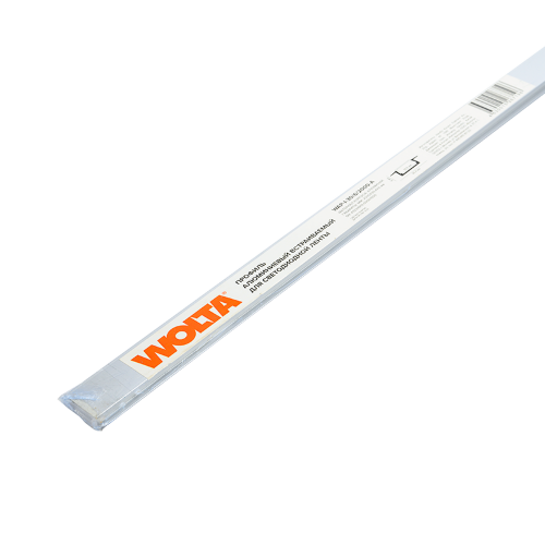 Профиль алюминиевый встраиваемый WOLTA WAP-I-30/6/2000-A серый 6х30.4х2000мм - фото 6.