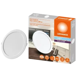 Светильник светодиодный встраиваемый 24W/6500K | D-225 H-28 | DL ECO IP20 D200 | - LEDVANCE