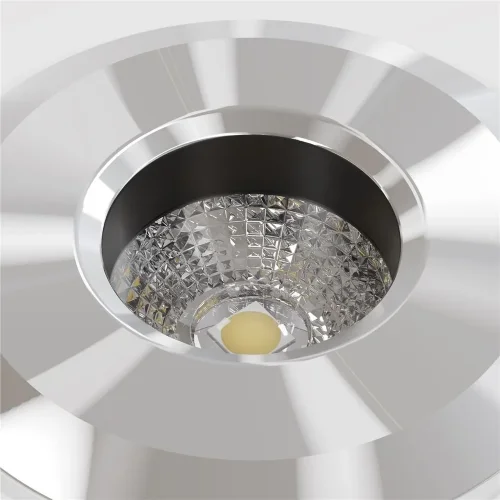 Встраиваемый светильник Flash 3000K 1Вт IP 67 (Серебро) - фото 2