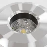 Встраиваемый светильник Импульс / Flash 3000К 1Вт IP 67 28° (Серебро) O044DL-L1S3K3 - фото 3