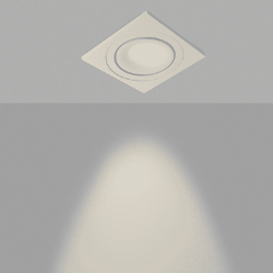 Рамка для серии COMBO 4, квадратная, белая, COMBO-4S1-WH 004186