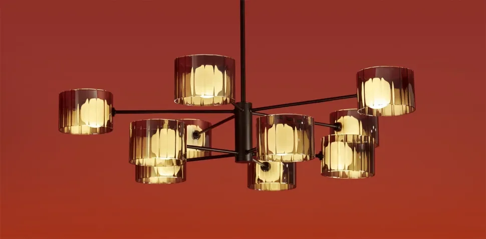 Потолочный светильник Полет / Flight (Черный) FR5544CL-10B - фото 12