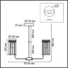 Люстра подвесная «LUMION» 8347/5, серия: FAVLA (крепление на планке). Фото 3.