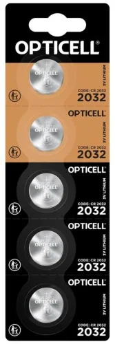 Элемент питания литиевый CR2032 отрывной набор hsdc (блист.5шт) Specialty Opticell 5060005 - фото