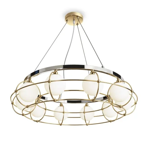 Подвесной светильник Carcass G9х10 (Золото и Хром) - фото 2