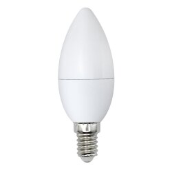 LED-C37-9W-NW-E14-FR-NR Лампа светодиодная, Форма свеча, матовая, Серия Norma, Белый свет 4000K, Картон
