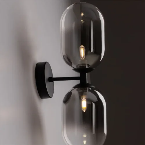 Настенный светильник (бра) Freya FR1011WL-02B (Черный) - фото 4