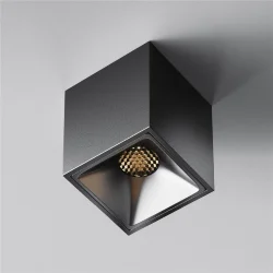 Потолочный светильник Альфа / Alfa LED 8 Вт 3000 К 60° (Черный) C065CL-8W3K-SQ-B