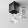 Потолочный светильник Альфа / Alfa LED 8 Вт 3000 К 60° (Черный) C065CL-8W3K-SQ-B - фото 12