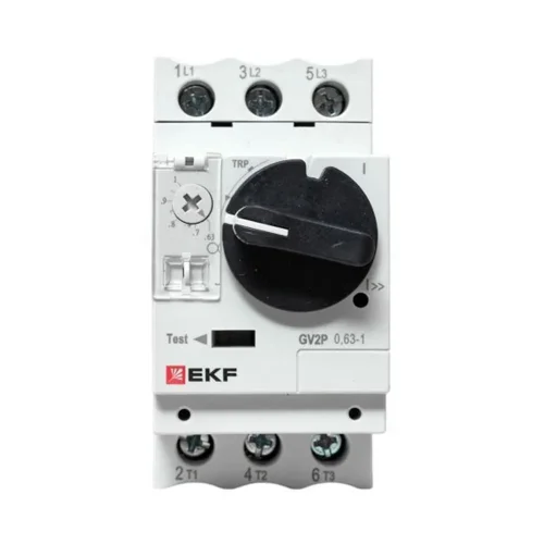 Выключатель автоматический для защиты двигателя GV2P 0.63-1А EKF gv2pm-1.0 - фото 3
