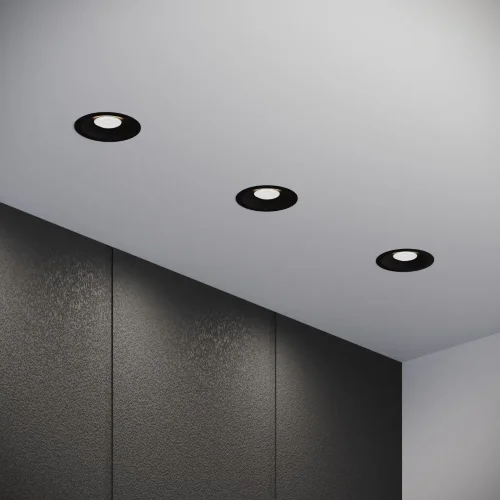 Светильник встраиваемый светодиодный Combi 15W 4000K черный 25068/LED - фото 5