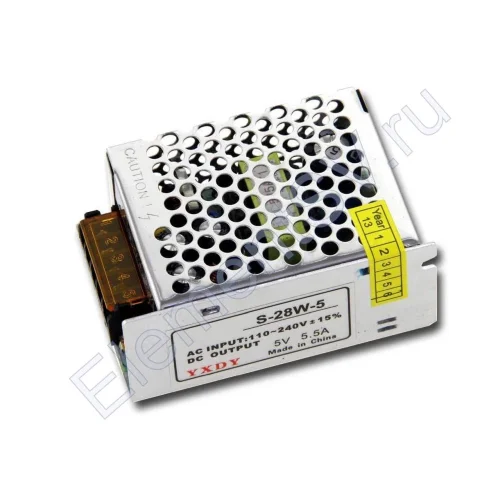 Блок питания 5V 28W 5,5A - фото.