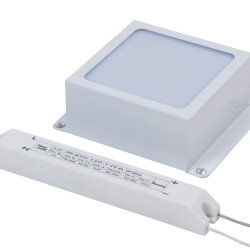 Универсальный офисный светодиодный светильник Грильято комплект 6 шт 36 Вт IP20 100x100x40 мм 3000K Опал