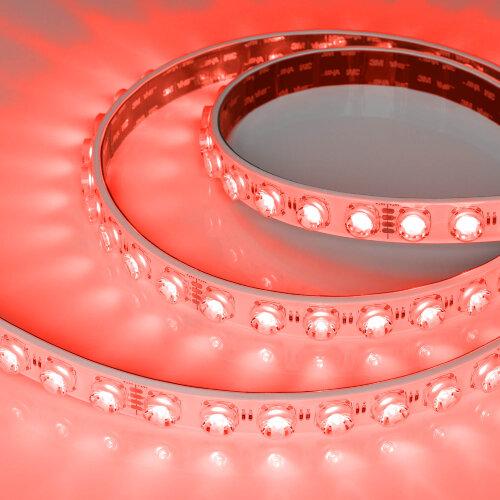 Светодиодная лента герметичная FLT-PS-S42-23mm 24V RGB (21 W/m, IP67, 15deg, 5m) (Arlight) 049283 - фото