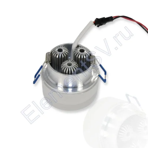 Светодиодный светильник точечный RW cree (3W, Red) - фото 2.