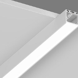 Подвесной/накладной алюминиевый профиль Design LED LS3535, 2500 мм, белый, LS.3535-W-R 010366