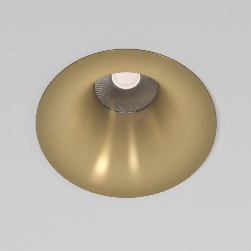 Светильник встраиваемый светодиодный Bliss 15W 4000K латунь - Фото 4