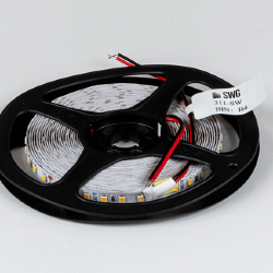 Светодиодная лента 2835, 120 LED/м, 9,6 Вт/м, 24В , IP20, 3M, Цвет: Теплый белый, SWG2120-24-9.6-WW-M 010107