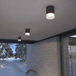 Уличный потолочный светильник Light LED 2107 IP54 35140/H черный (057159)