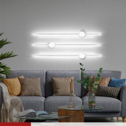 Светильник настенный светодиодный ESTETIKA ART-80B-40WH 15Вт 230В 4000K 1050Лм 800х60x98 белый IN HOME