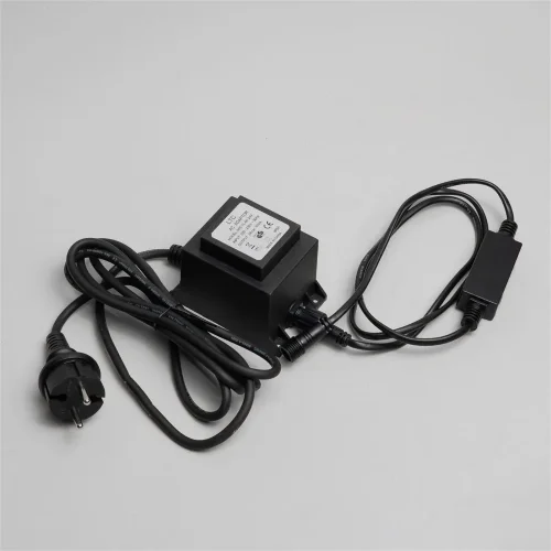 Комплект 5 Разноцветных Нитей по 20м с Мерцанием Белого Диода, 1000 LED, Провод Черный Каучук 2,3мм, IP54. Фото 4.