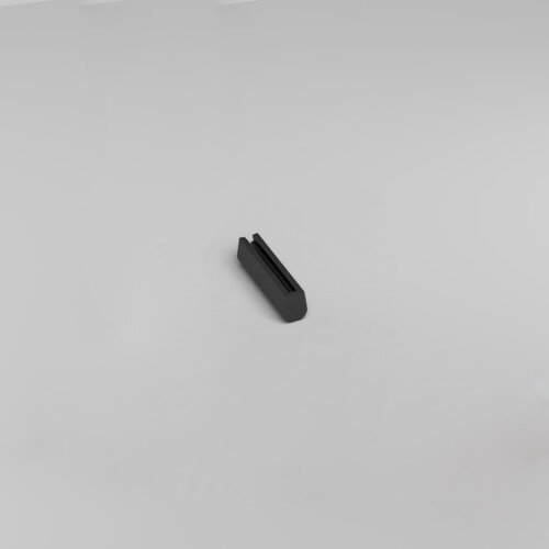 TR5520-BK Наконечник для трека-ремня Belty, серия Base, IP20, черный, пластик. Фото 2