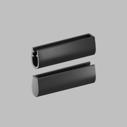 Наконечник для трека-ремня Belty, серия Base, IP20, черный, пластик, Denkirs TR5520-BK