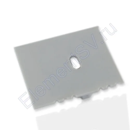 Заглушка с отверстием для профиля (047) - фото 2.