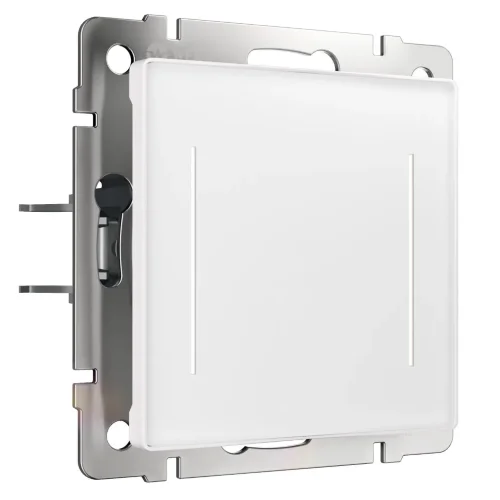 Сенсорный выключатель двухклавишный с подсветкой белый W4522001 - фото 2