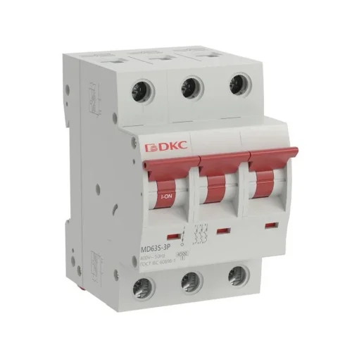Выключатель автоматический модульный 3п C 63А 4.5кА YON max MD63S YON MD63S-3PC63 - фото