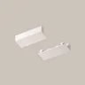 Комплект монтажный с заглушками Radity 2 штуки, белый TRA084EC-112W (Белый) - фото 4