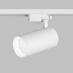 Трековый светильник SOLID KOPER, 155мм, d80, 220V, LED 4000K, 30W, IP20, белый, алюминий, Denkirs DK6456-WH