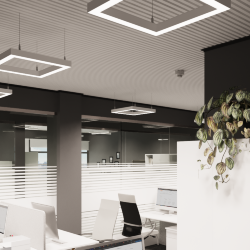 Светильник WOLTA PRO КОНТУР КВАДРО ДСО03-144-101-6К-Ч Матовый