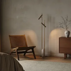 Напольный светильник (торшер) Trust 3000К 6Вт (Латунь)