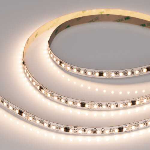 Светодиодная лента SPI-A120-10mm 24V Warm3000-PX6-BPT (11 W/m, IP20, 2835, 5m) (Arlight, бегущий огонь) - фото 1