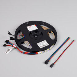 Светодиодная лента SPI-A120-10mm 24V Warm3000-PX6-BPT (11 W/m, IP20, 2835, 5m) (Arlight, бегущий огонь)