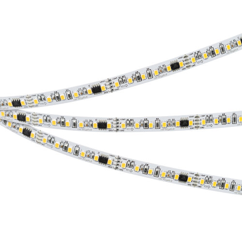 Светодиодная лента SPI-A120-10mm 24V Warm3000-PX6-BPT (11 W/m, IP20, 2835, 5m) (Arlight, бегущий огонь) - фото 3