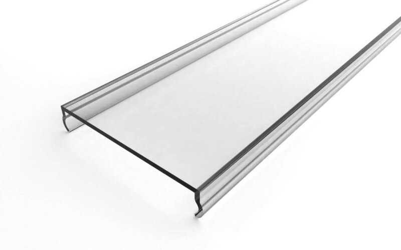 Рассеиватель поликарбонатный для профиля LC-LRM-P30-6 прозрачный - фото