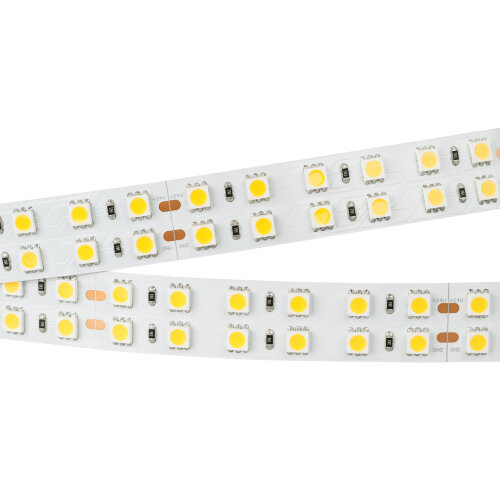 Светодиодная лента RT 2-5000 24V Warm2700 2х2 (5060, 720 LED, LUX) (Arlight, 34.4 Вт/м, IP20) 012443(1) - фото 4