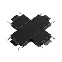 Соединитель Х-образный с токопроводом для низковольтного шинопровода «Novotech» 135270, серия: EASY