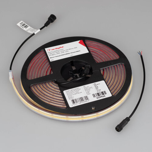 Светодиодная лента герметичная COB-PS-X640-12mm 24V White-MIX (23 W/m, IP67, CSP, 5m) (Arlight, Изменяемая ЦТ) - фото 3