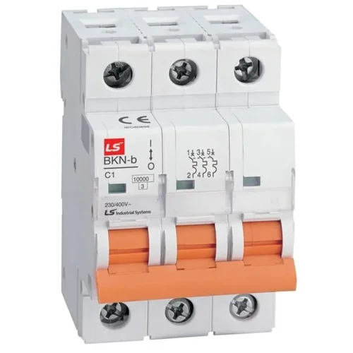 Выключатель автоматический модульный 3п D 25А 10кА BKN-b LS Electric 061302358B - фото