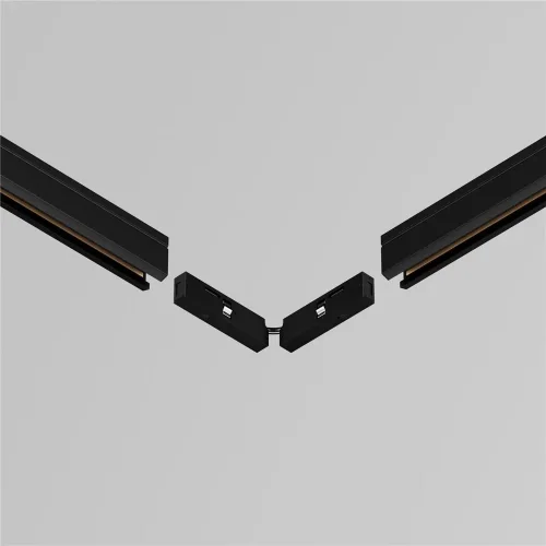 Коннектор питания угловой с проводом 1см Levity (Черный) - фото 4