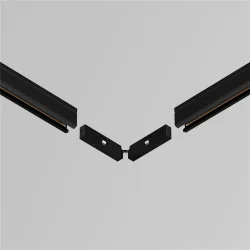 Коннектор питания угловой с проводом 1см Levity (Черный)