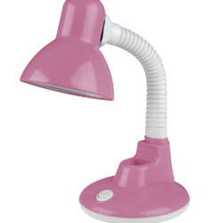 TLI-227 PINK E27 Светильник настольный, Цоколь Е27, Механический выключатель, Розовый.