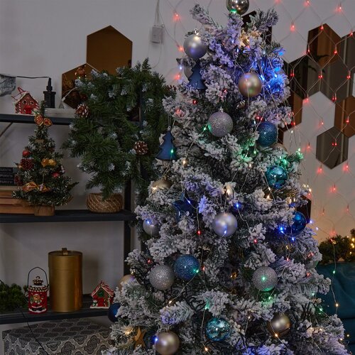 ULD-E0120-120-STA MULTI IP44 Гирлянда светодиодная Лучи росы, 1.2м, 10 нитей, 120 светодиодов, Разноцветный свет, Провод прозрачный - фото 9