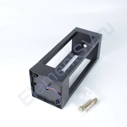 Уличный светильник столбик JH-BD-B18 DHL37 (220V, 7W, черный корпус, 300mm, IP65, warm white)